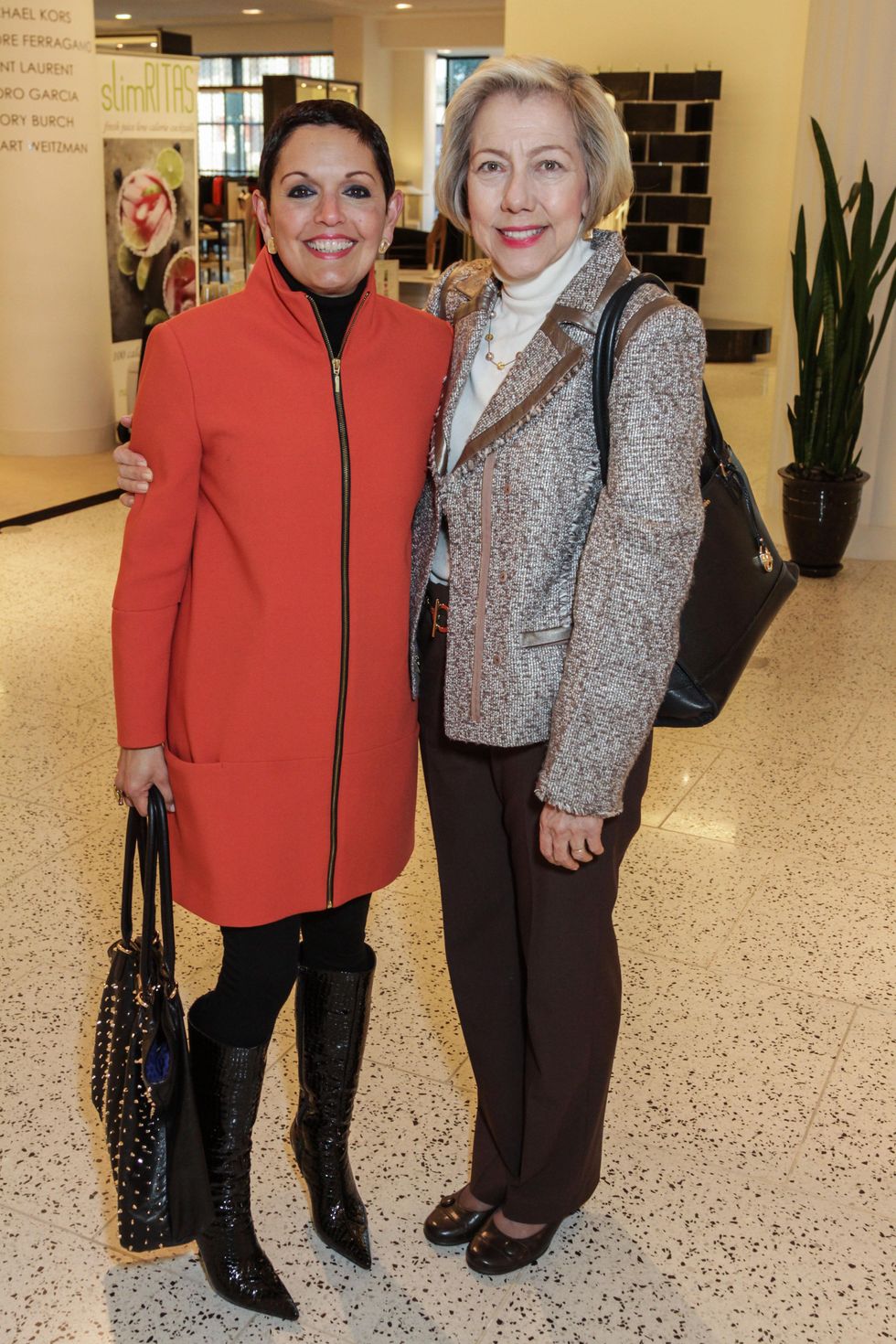 News, Shelby, Latin American Women's Initiative Kick-off, February 2015,Rosanna Moreno and Elva Flores