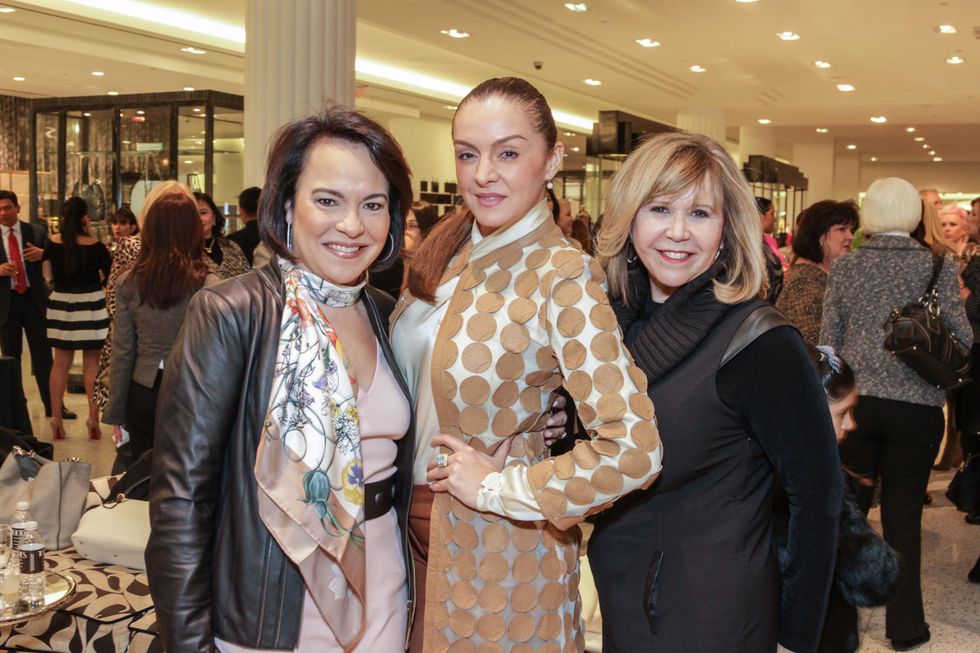 News, Shelby, Latin American Women's Initiative Kick-off, February 2015, Rosi Hernandez, Carmina Zamorano and Cyndy Garza Roberts