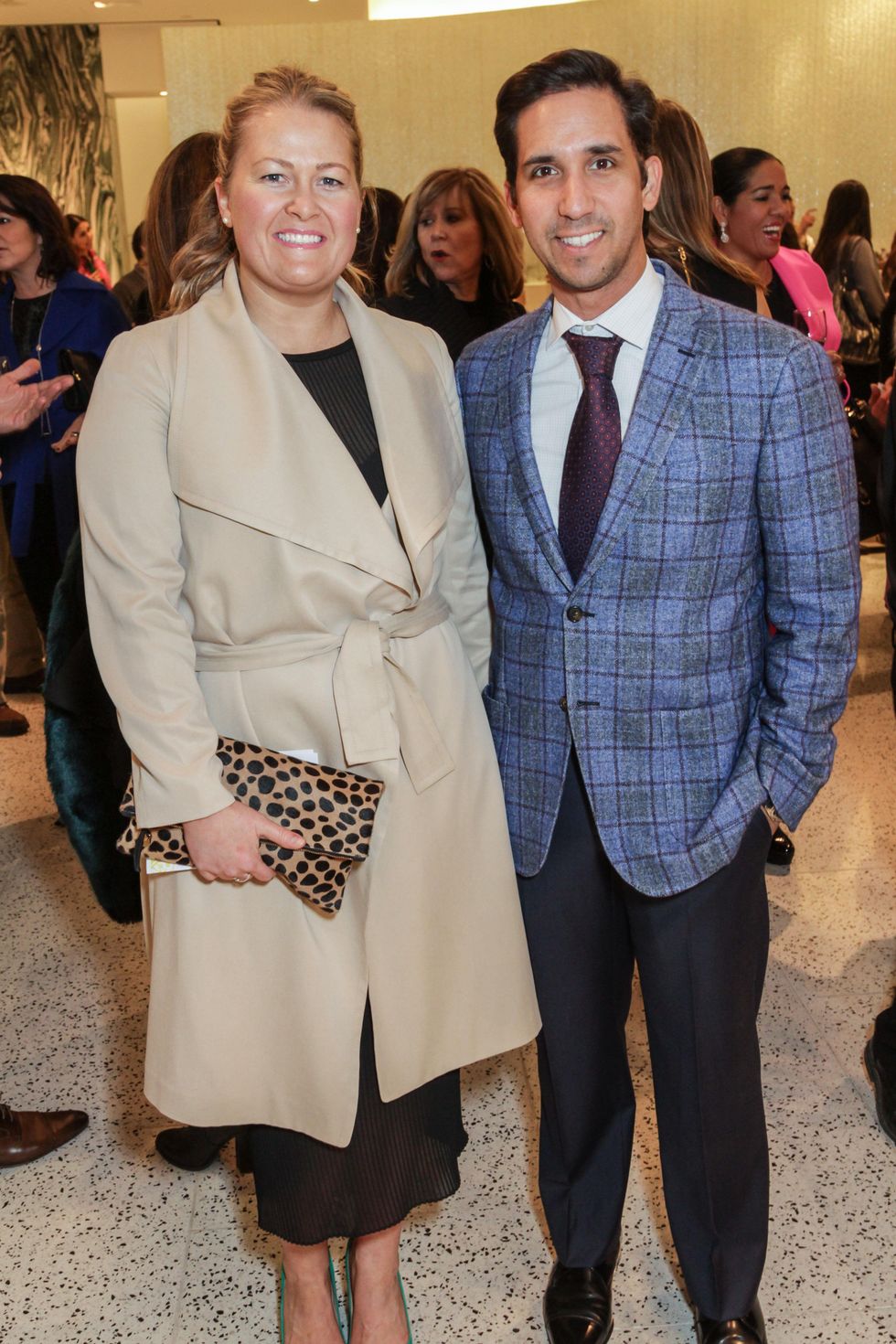News, Shelby, Latin American Women's Initiative Kick-off, February 2015, Sarah Dionne and Marcos Gemoets