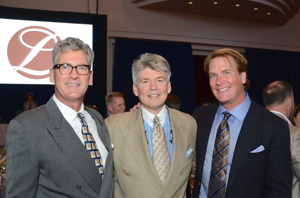 News, shelby, Legacy luncheon, Sept. 2015, Tom LeCloux, Dr. Steve Hamilton, George Lancaster