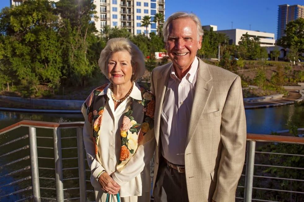 News, Shelby, Lost Lake, Dunlavy party, Sept. 2015 Betsy and Bob Phillips