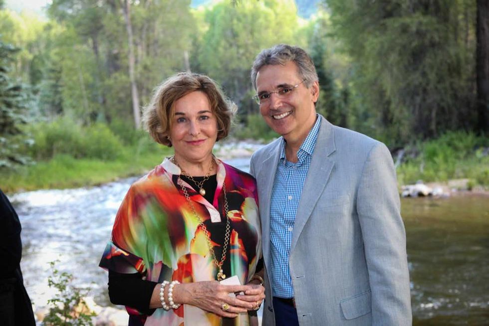 News, Shelby, M.D.Anderson in Aspen, July 2015, Barbara Hines, Dr. Ron DePinho