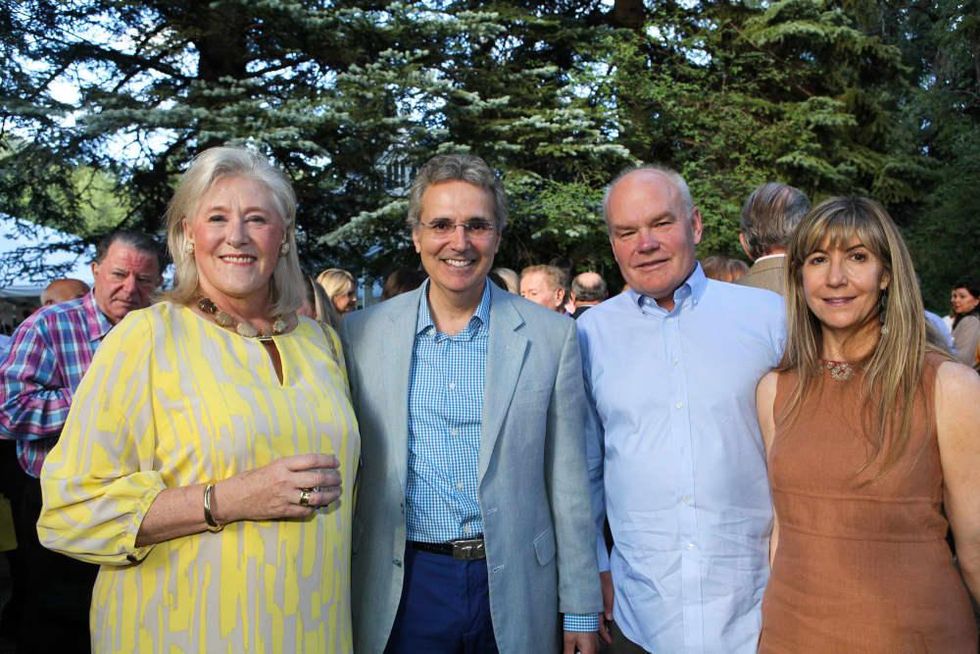 News, Shelby, M.D.Anderson in Aspen, July 2015, Nancy Dunlap, Dr. Ron DePinho, Clint and Nancy Carlson