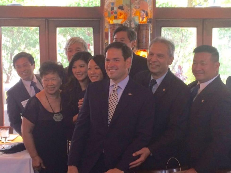 News, Shelby, Marco Rubio at La Griglia, Oct. 2015