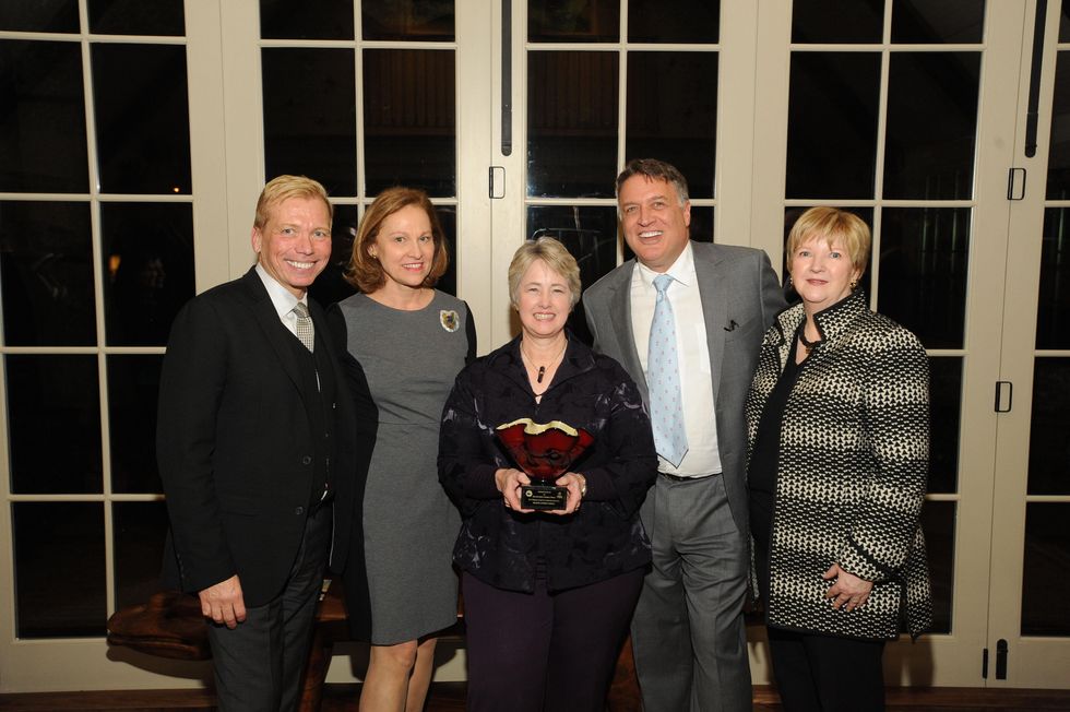 News, Shelby, Mayor Parker Award, Feb. 2015 Jonathon Glus, Minnette Boesel, Mayor Parker, Marc Melcher, Leslie Blanton
