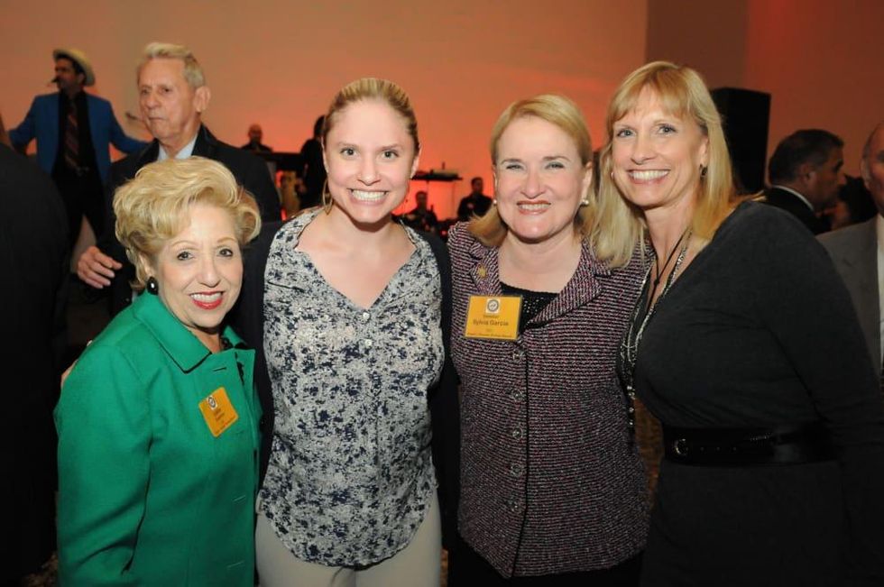 News, Shelby, Mayor's Hispanic Heritage Awards, Oct. 2015, Lolita Guerrero, Kristin Garcia Blomquist,Sylvia Garcia, Karen Garcia