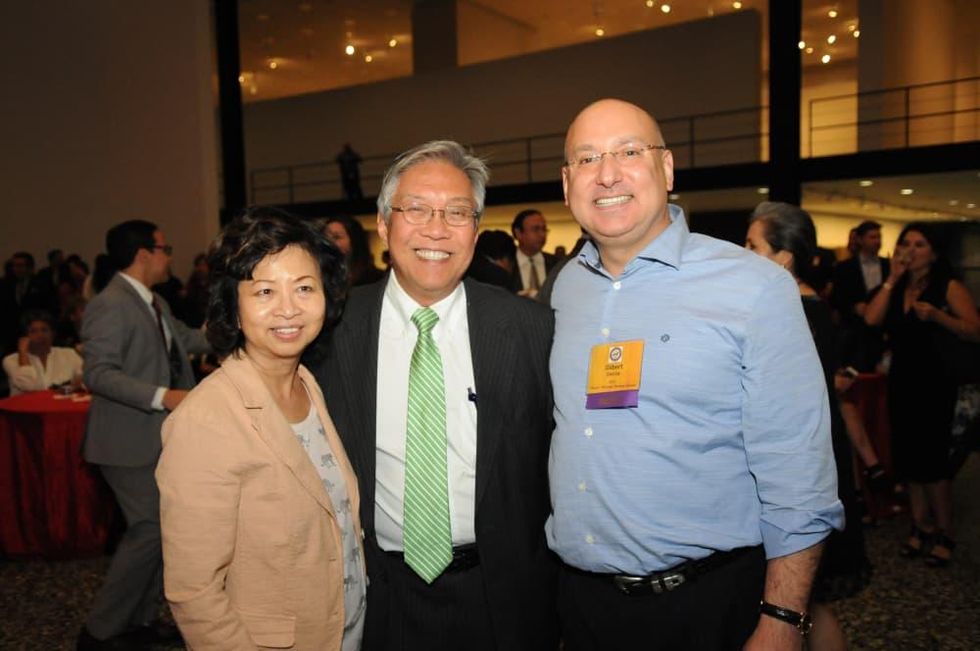 News, Shelby, Mayor's Hispanic Heritage Awards, Oct. 2015, Sylvia and Gordon Quan, Gilbert Garcia