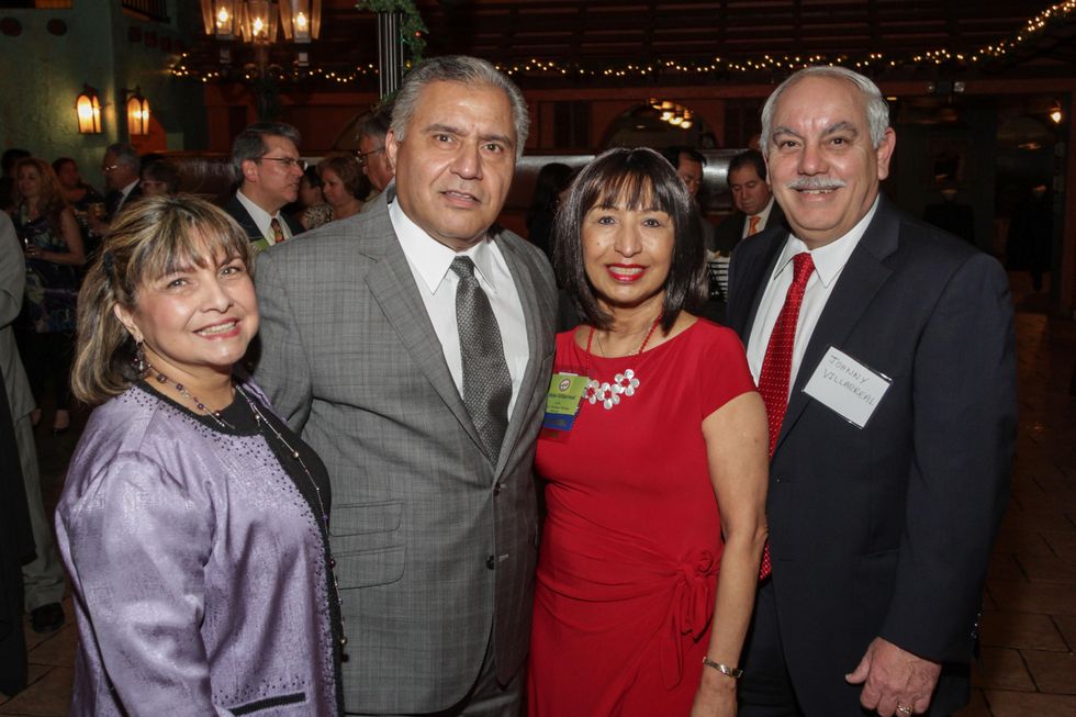 News, Shelby, Mayor's Hispanic Holiday Party, December 2014, Angie Reyes, Raul Reyes, Lillian Villarreal, Johnny Villarreal