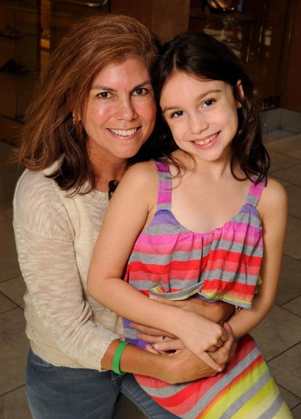 News_Shelby_MD Anderson back to school_Becky Kitchel_Kassidy Kitchel_August 2013