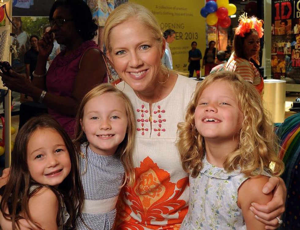 News_Shelby_MD Anderson back to school_Maddy Milner, Elizabeth Loeffler, Ashley Loeffler, Caroline Loeffler_August 2013