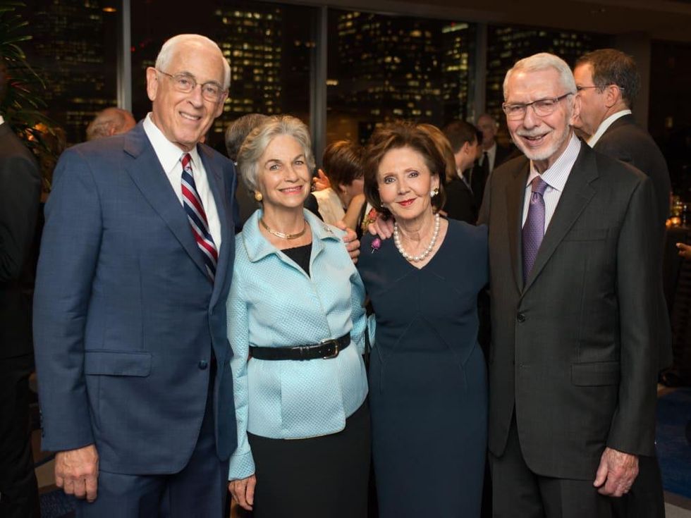 News, Shelby, MD Anderson Living Legend, Nov. 2015, Dr. John Mendelsohn, Anne Mendelsohn, Cyvia Wolff, Melvyn Wolff