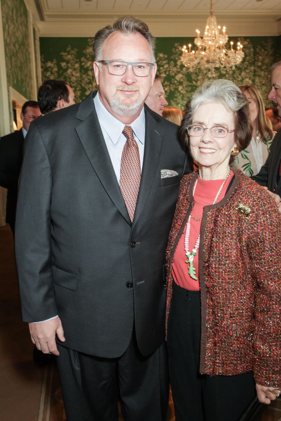 News, Shelby, Men of Distinction kick-off, Feb. 2015 Danny Klaes, Jane Block