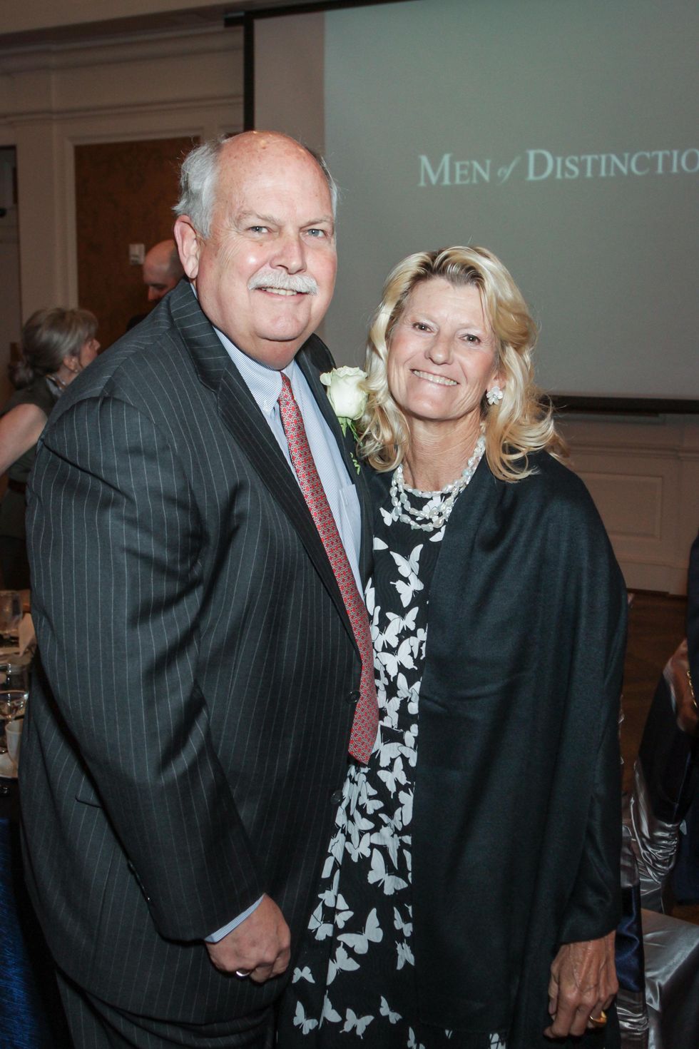 News, Shelby, Men of Distinction luncheon, May 2015, Dr. David Weekley, Bonnie Weekley