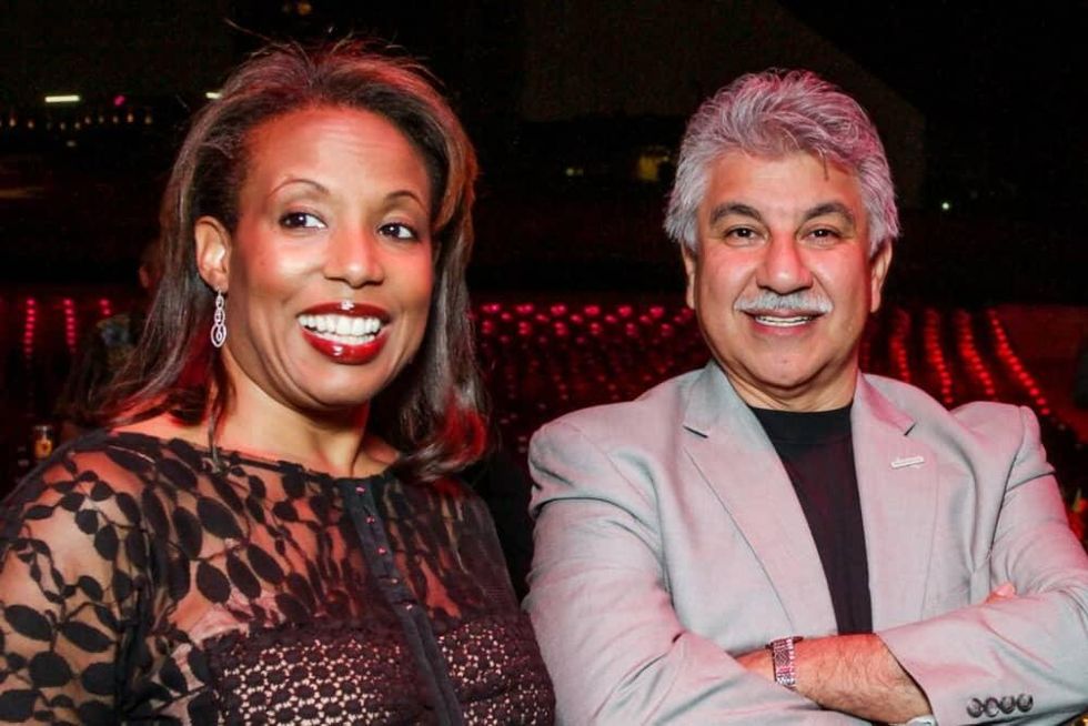 News, Shelby, Miller Outdoor Theatre gala, Oct. 2015, Desiree Morgan with Mario Ariza