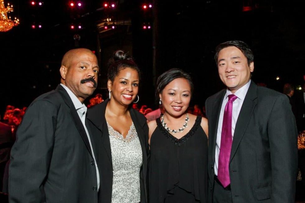 News, Shelby, Miller Outdoor Theatre gala, Oct. 2015, State Rep. Borris Miles, Miller Theatre Advisory Board member Cydonii Miles,Miya Shay,State Rep. Gene Wu