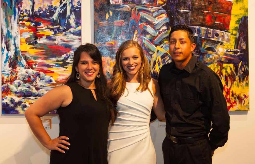 News, Shelby, Muir Gallery mural party, July 2015, Megan Bourassa