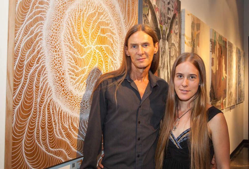News, Shelby, Muir Gallery mural party, July 2015, Tommy Cornelison, Megan Merrill