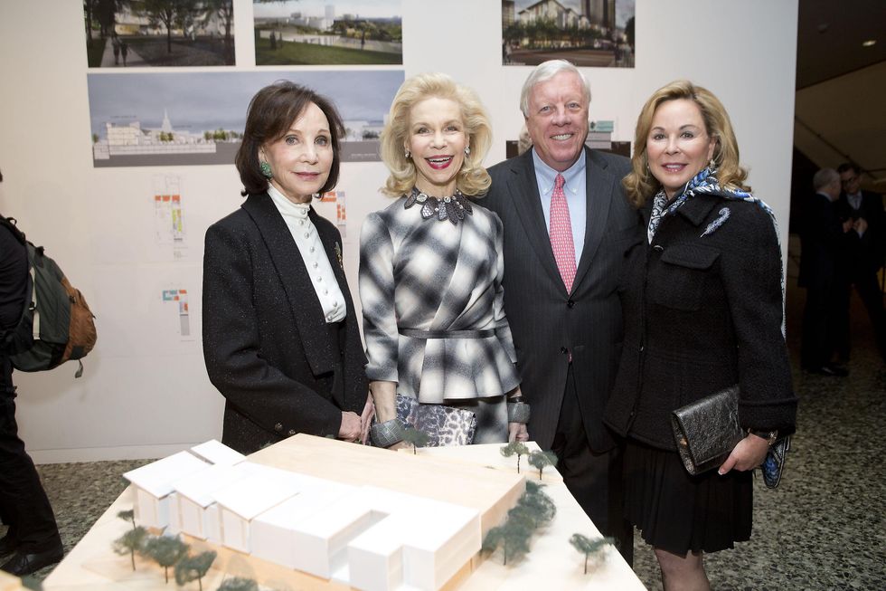 News, Shelby, Museum of Fine Arts donor dinner, Cornelia Long, Lynn Wyatt, Jan. 2015