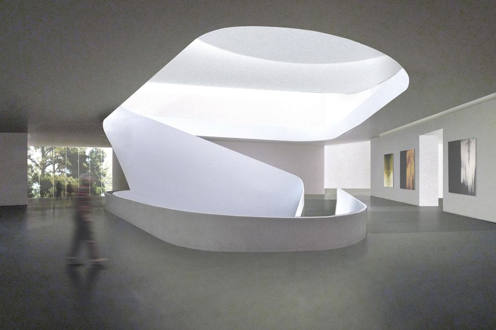 News, Shelby, Museum of Fine Arts, Kinder building second floor,l January 2015