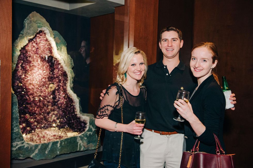 News, Shelby, Museum of Natural Science Catalyst party, Feb. 2015, Kelly Frost, Adam Castillo, Anne-Marie Firth