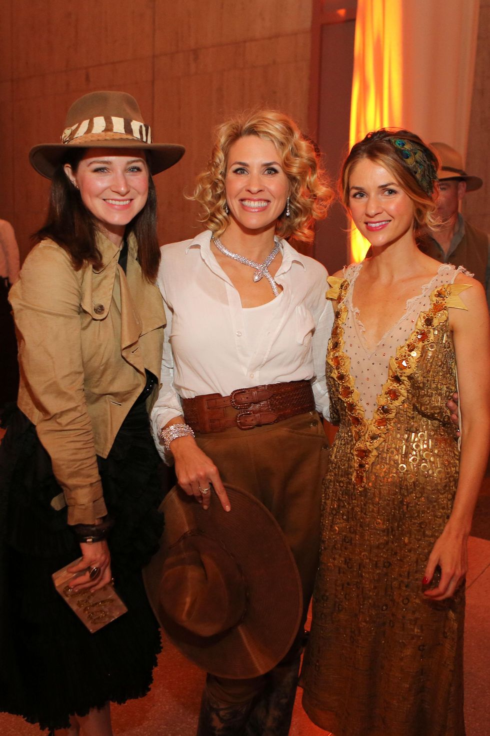 News, Shelby, Museum of Natural Science gala, March 2015Isla Jornayvaz, Amy Murchison, Courtnay Springmeyer