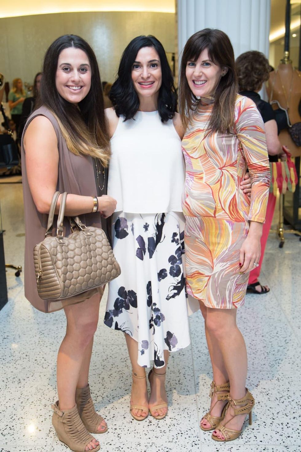 News, Shelby, Ovarian Cancer Awareness Month. tootsies, Sept. 2015,Julie Weinstein, Candace Thomas, Lauren Mills