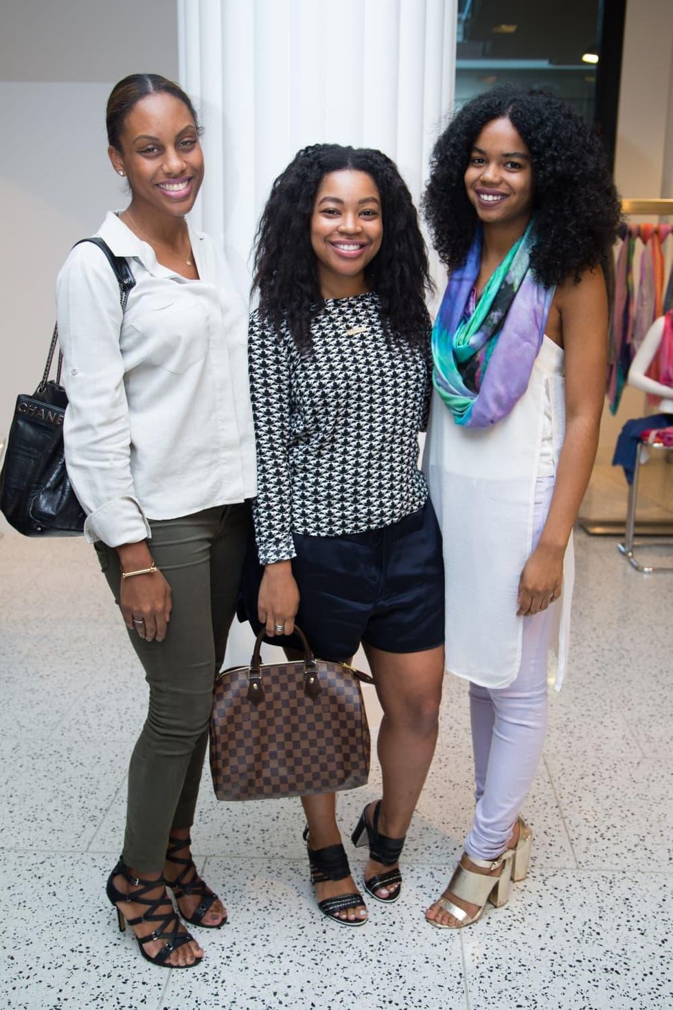 News, Shelby, Ovarian Cancer Awareness Month. tootsies, Sept. 2015, Kara Smith, Gabrielle Sauls, Jailyn Marcel.