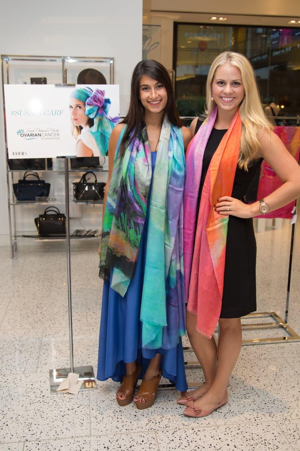 News, Shelby, Ovarian Cancer Awareness Month. tootsies, Sept. 2015, Sunny Krishnan, Angela Austin