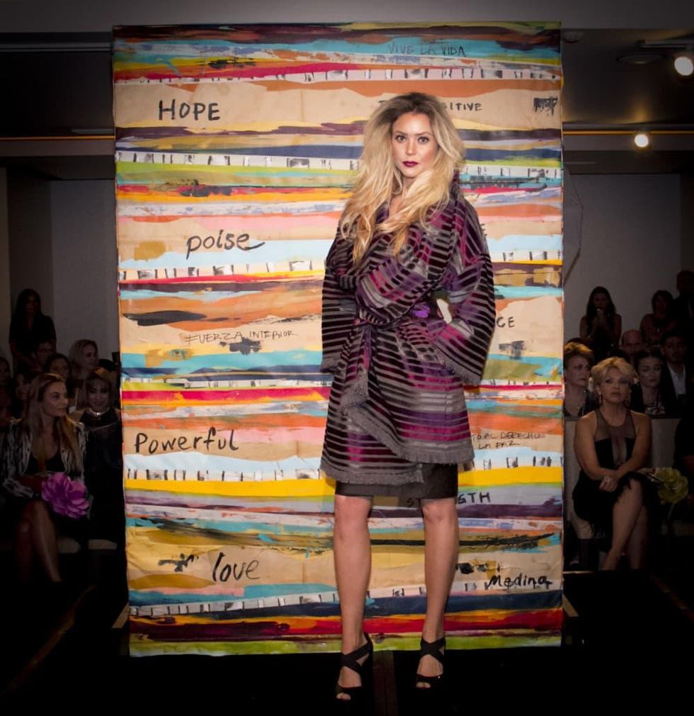 News, Shelby, Pedro Abasolo fashion show, Oct. 2015, Chloe Dao design