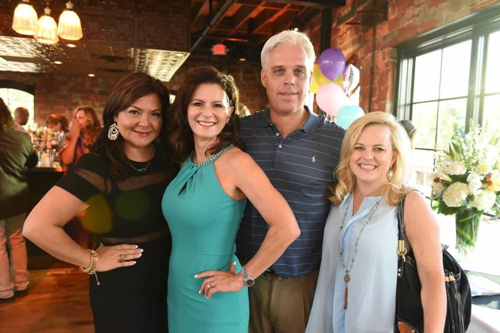 News, Shelby, Peter Remington 60th birthday, August 2015, Antigone Vastakis, Cynthia Jones, Mike & Beth Harp