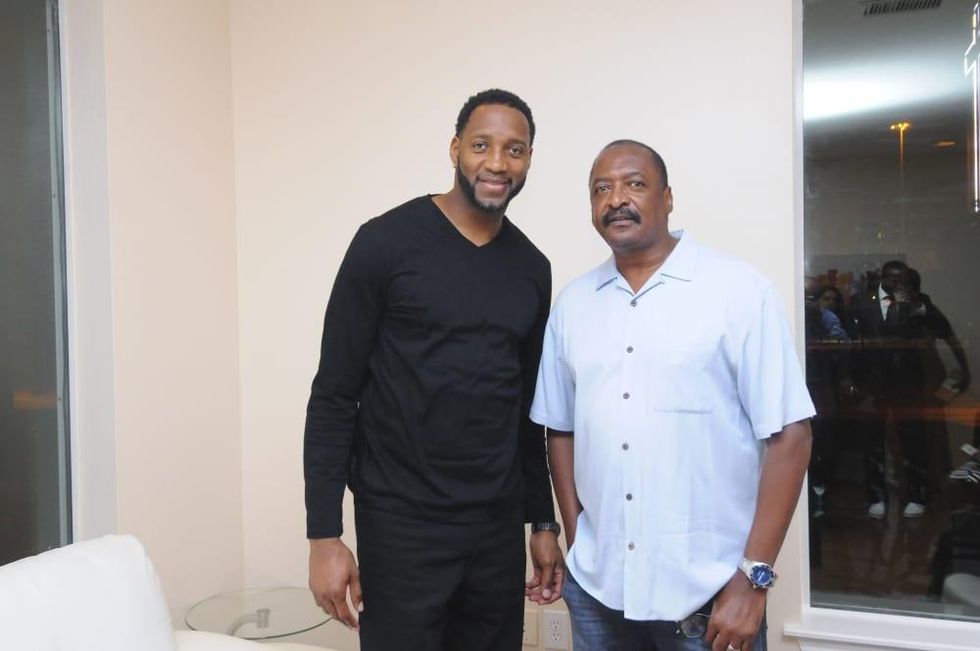 News, Shelby, Random Act of Kindness Kick-off, July 2015, Tracy McGrady, Mathew Knowles