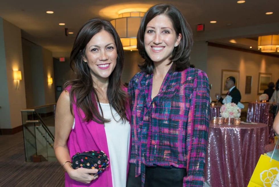 News, Shelby, Razzle Dazzle Memorial Hermann, Oct. 2015 Alana Highberger and Caroline Brown