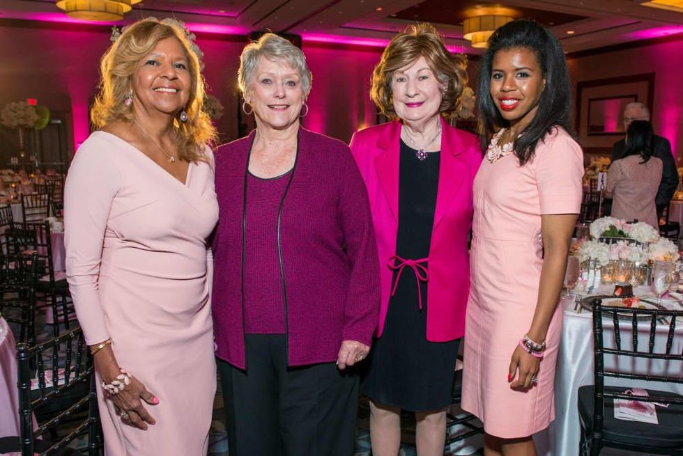 News, shelby, Razzle Dazzle Memorial Hermann, Oct. 2015 Yvonne Cormier, Bobetta Lindig, Cora Sue Mach, Claire Cormier-Thielke