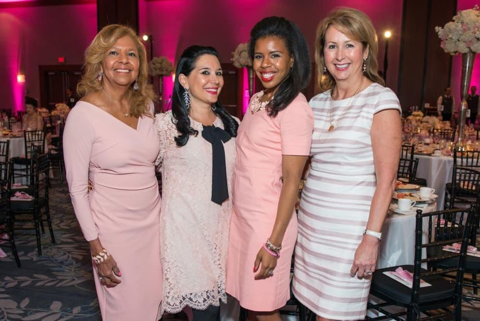 News, Shelby, Razzle Dazzle Memorial Hermann, Oct. 2015 Yvonne Cormier, Geralyn Lucas, Claire Cormier Thielke, Ileana Trevi\u00f1o