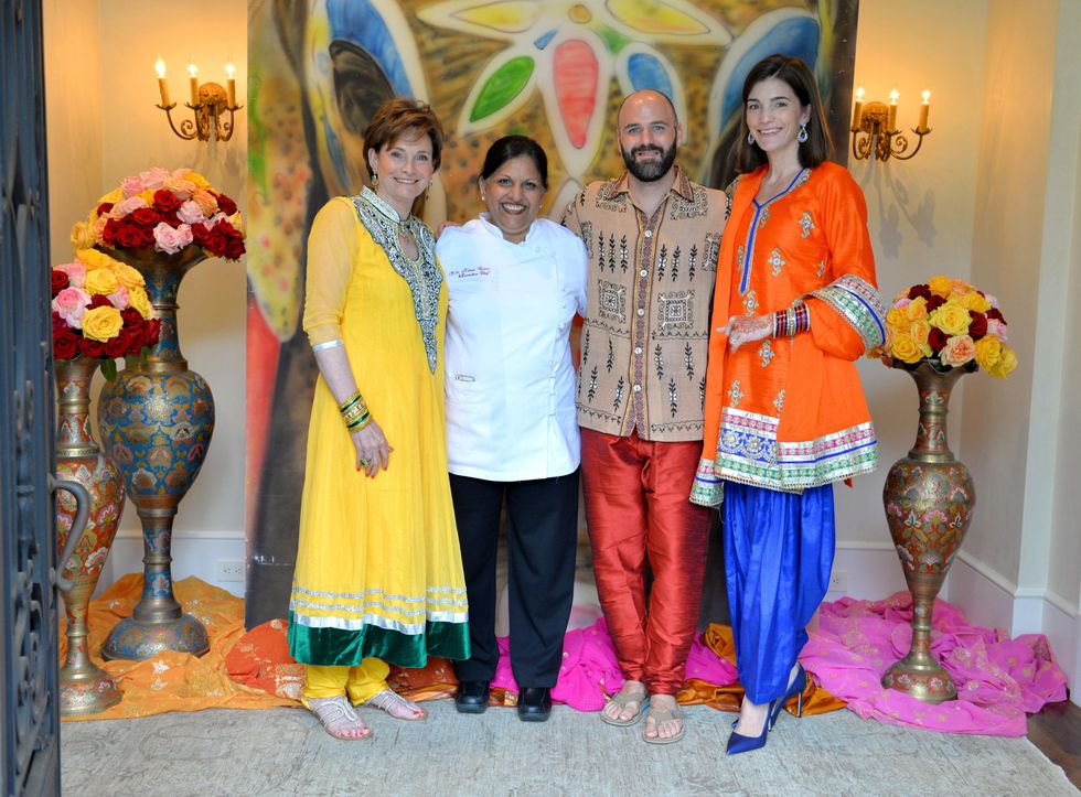 News, Shelby, Recipe for Success Indian dinner, May 2015, Bobbie Nau, Kiran Virma, Andy and Liz Stepanian