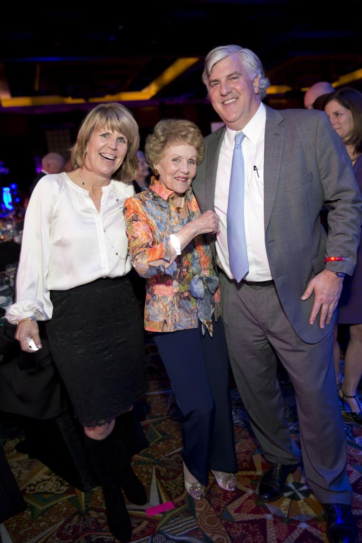 Lisa Stone, Emily Crosswell, David Stone. CultureMap Houston