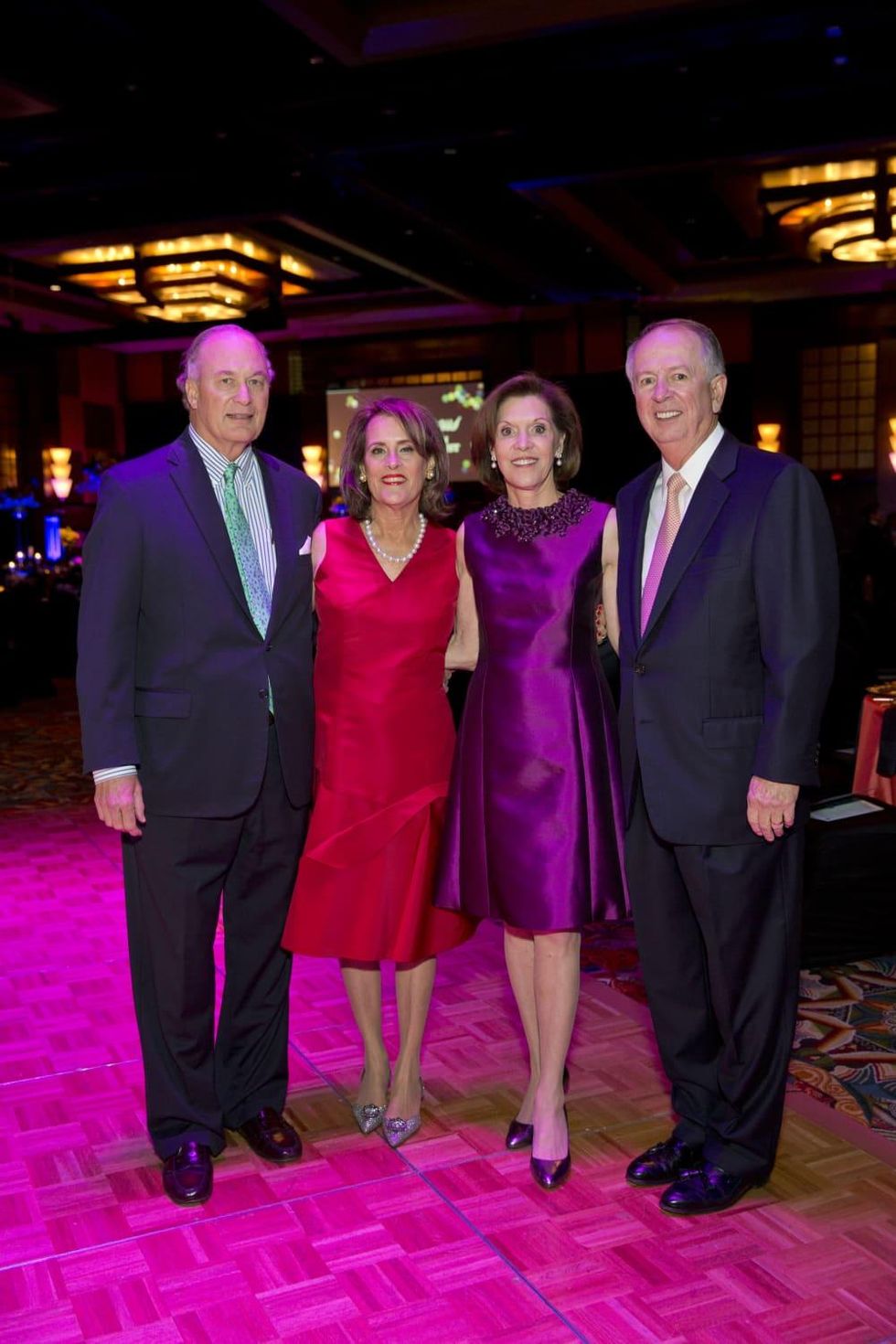 News, Shelby, Rendezvous with Houston Methodist, Nov. 2015, Peter Wareing, Elizabeth Wareing, Cam Canion, Rod Canion.