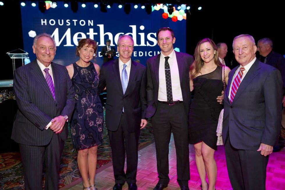 News, Shelby, Rendezvous with Houston Methodist, Nov. 2015, Sanford I. Weill, Drs. Julie and Marc Boom, Jed and Milessa Lowrie and Dr. Antonio M. Gotto Jr.