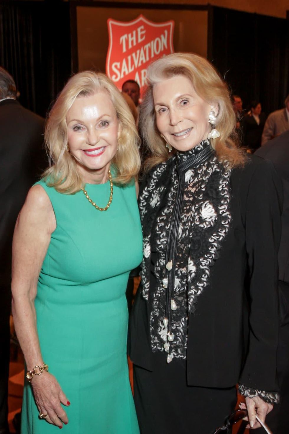 News, Shelby, Salvation Army luncheon, Nov. 2015, Pat Breen, Joan Schnitzer Levy