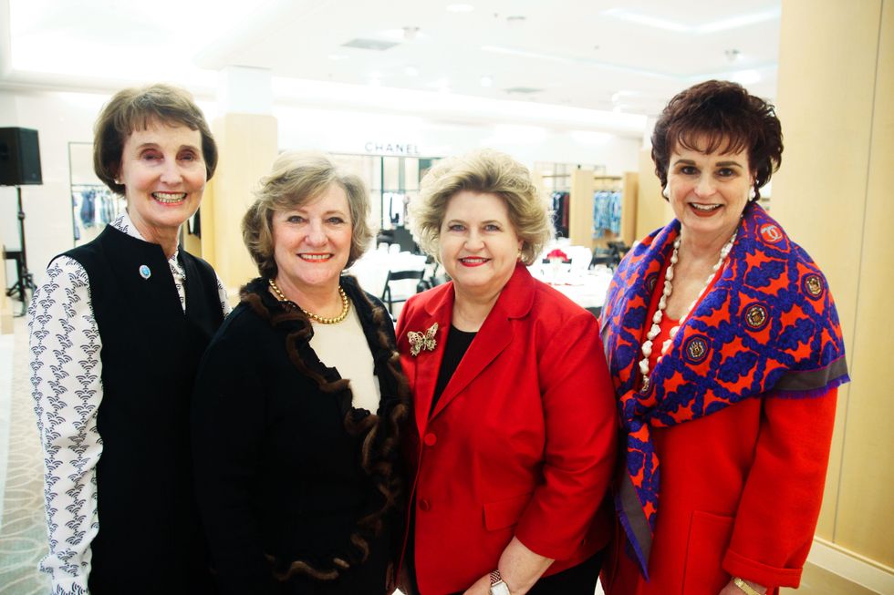News, Shelby, Salvation Army Tea, Feb. 2015, Gina Sauor, Lucy Lewis, Brenda Devore, Carol Sharpe