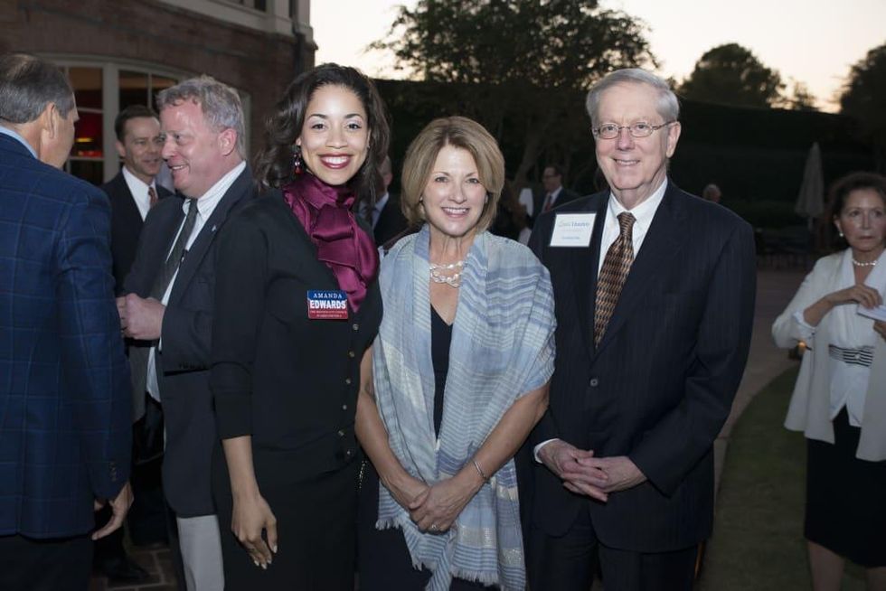 News, Shelby, Scenic Houston dinner, Oct. 3015, Amanda Edwards, Claudia Williamson, Jonathan Day
