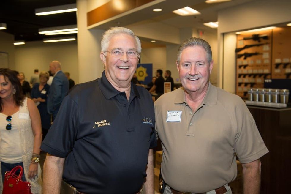 News, Shelby, Sharp Shooters, oct. 2015, John Moritz, Sheriff Ron Hickman