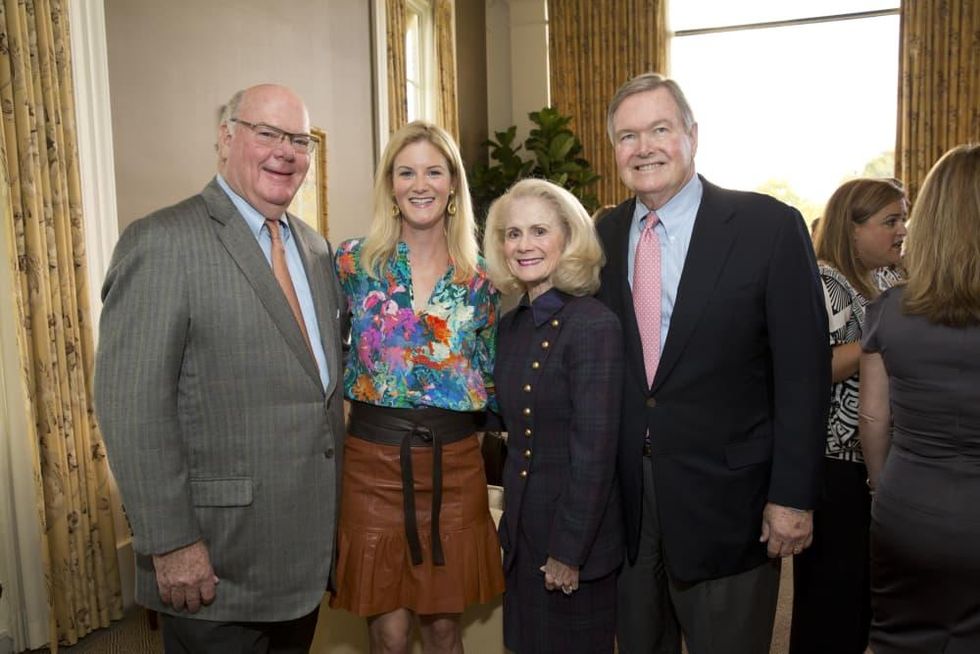 News, Shelby, Small Steps luncheon, Sept. 2015, Bob Speed, Allison Crosswell, Nancy and Harry Burrow