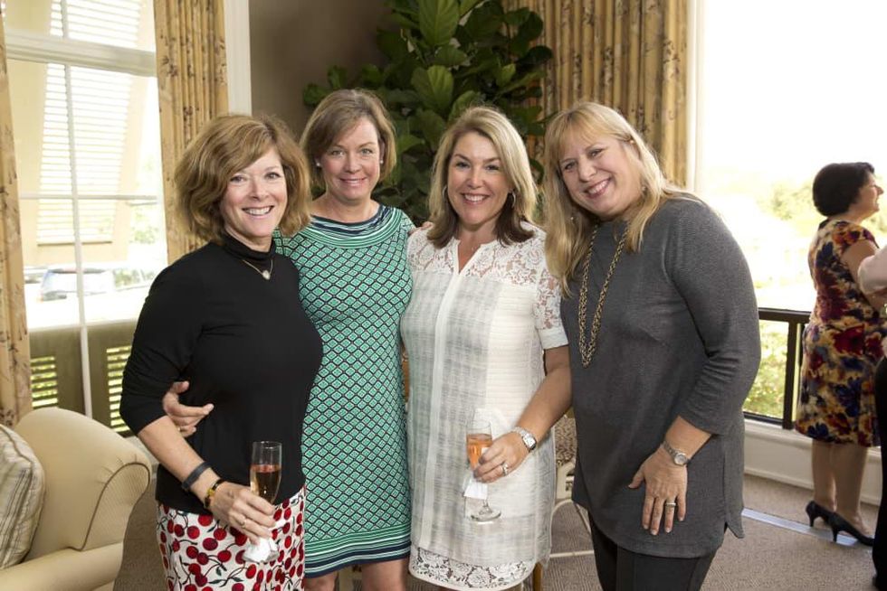 News, Shelby, Small Steps luncheon, Sept. 2015, Liane Phillips, Wendy Mixon, Lisa Walker and Alison Hogan