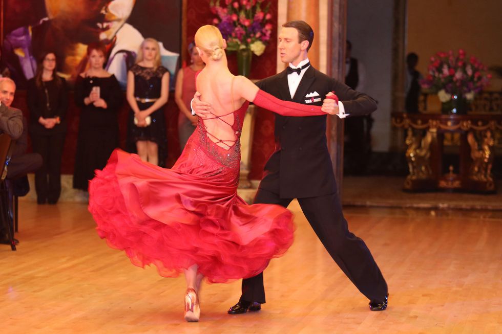 News, Shelby, Symphony underwriter dinner, April 2015, Katusha Demidova and Arunas Bizokas