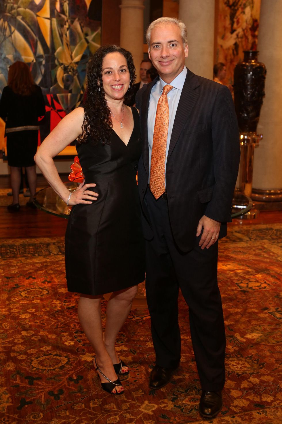 News, Shelby, Symphony underwriter dinner, April 2015, Viviana and David Denechaud