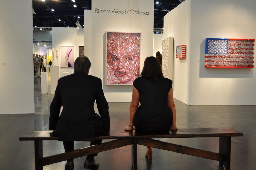 News, Shelby, Texas Contemporary opening, Sept. 2014, admirers