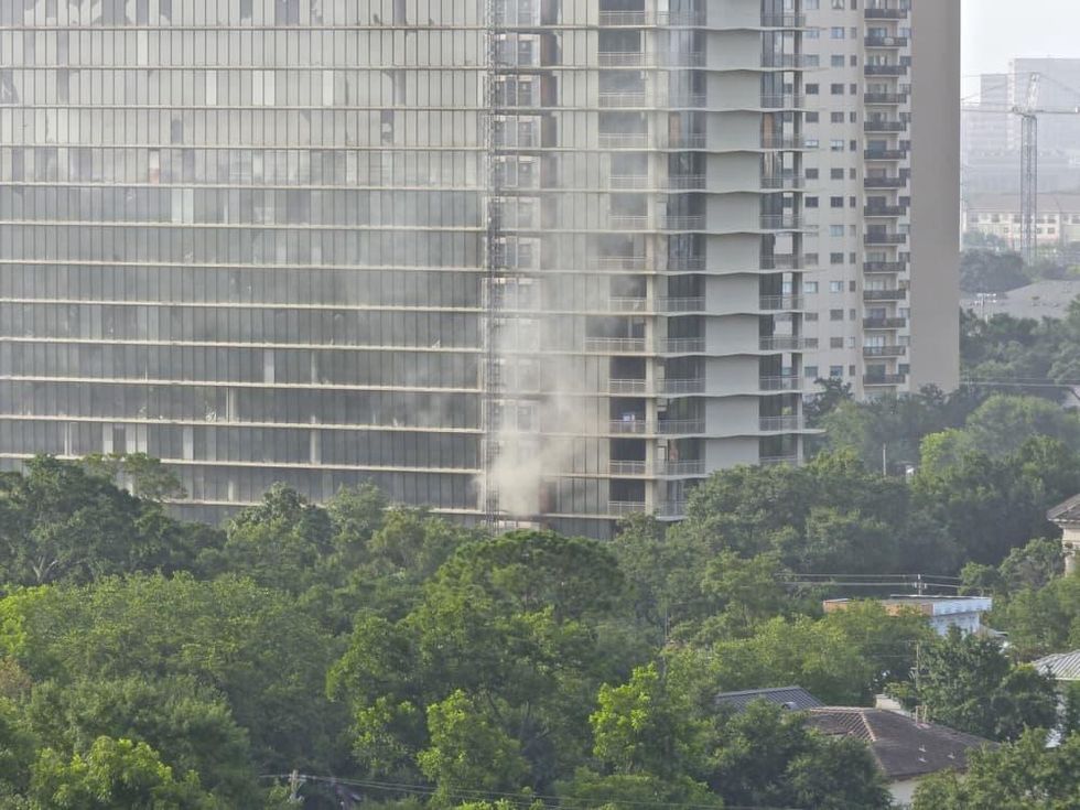 News, Shelby, The River Oaks on fire, July 2015