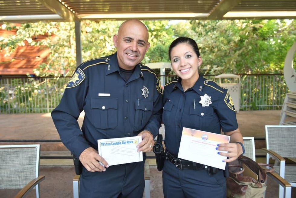 News, Shelby, Thread Alliance, Blue Moon Party, July 2015, Deputy Sam Olivares, Deputy Sandra Chavez