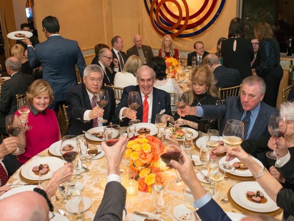 News, Shelby, Tony's 50th, Nov. 2015 John Daugherty, Cathy Marion, Jesse Marion